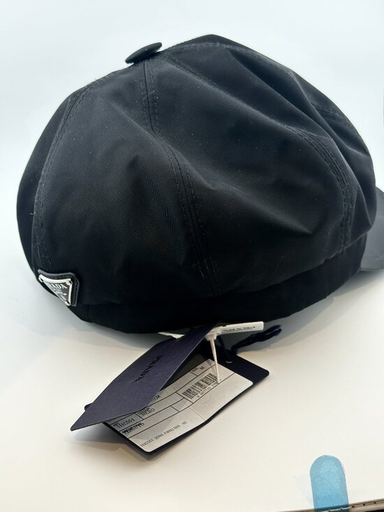 BRAND NEW PRADA RE-NYLON NEWSBOY CAP main image 4